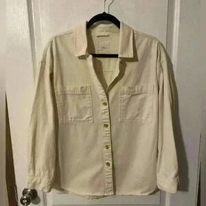Thread & Supply‎ cream colored shacket size small